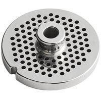 Avantco 177MG1243 #12 Stainless Steel Grinder Plate for MG12 Meat Grinder - 1/8 inch