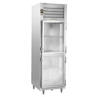 Traulsen Stainless Steel RHF132WP-HHG Glass Half Door Single Section Reach In Pass-Through Heated Holding Cabinet - Specification Line