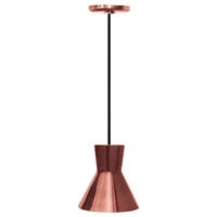 Hanson Heat Lamps 300-C-BCOP Ceiling Mount Heat Lamp with Bright Copper Finish - 115/230V
