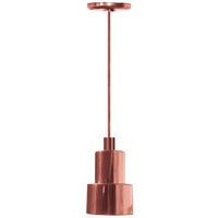 Hanson Heat Lamps 200-SMT-BCOP Rigid Stem Ceiling Mount Heat Lamp with Bright Copper Finish - 115/230V