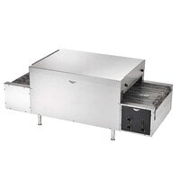 Vollrath PO4-24018R-L JPO18 68 inch Ventless Countertop Conveyor Oven with 18 inch Wide Belt, Right to Left Operation - 6200W, 240V