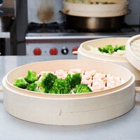 Town 34218 18 inch Bamboo Steamer with Handles