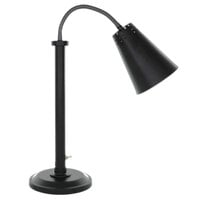 Hanson Heat Lamps SLM/900/ST/B Single Bulb Flexible Freestanding Streamlined Heat Lamp with Black Finish - 115/230V