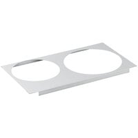 Vollrath 72227 Stainless Steel Adapter Plate for (1) 7.25 Qt. Inset and (1) 11 Qt. Inset