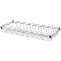 Regency 14 inch x 36 inch NSF Chrome Shelf Basket