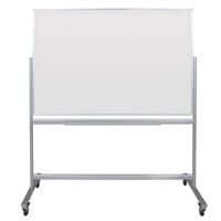 Luxor L330 30 x 40 Double-Sided Magnetic Classroom Whiteboard with Chart  Hooks and Storage Bins