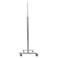 Luxor MMGB6040 40 inch x 60 inch Reversible Free Standing Magnetic Glass Whiteboard