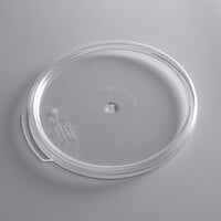 Cambro 2 and 4 Qt. Clear Round Polycarbonate Food Storage Container Lid