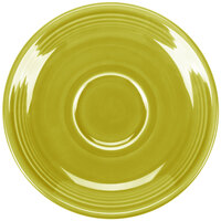 Fiesta® Dinnerware from Steelite International HL470332 Lemongrass 5 7/8 inch China Saucer - 12/Case