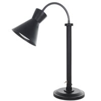 Hanson Heat Lamps SLM/300/ST/B Single Bulb Flexible Freestanding Streamlined Heat Lamp with Black Finish - 115/230V