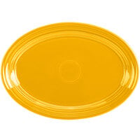 Fiesta® Dinnerware from Steelite International HL456342 Daffodil 9 5/8 inch x 6 7/8 inch Oval Small China Platter - 12/Case