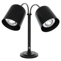 Hanson Heat Lamps DLM/700/ST/B Dual Bulb Flexible Freestanding Streamline Heat Lamp with Black Finish - 115/230V