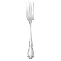 Oneida 2610FRSF Chateau 7 1/4 inch 18/8 Stainless Steel Extra Heavy Weight Dinner Fork - 36/Case