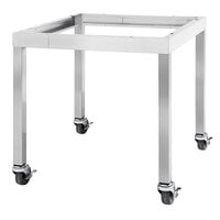 Garland SS-CS24-72 28 15/16" x 72" Mobile Stainless Steel Equipment Stand with Casters