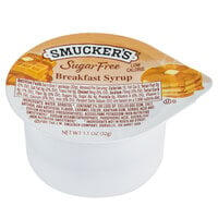 Smucker's Sugar Free Breakfast Syrup 1.1 oz. Portion Cup - 100/Case