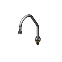 T&S 018563-40 Deck Mounted Faucet with 7 1/8 inch Rigid Surgical Bend Nozzle and 1.5 GPM Vandal-Resistant Laminar Flow Device
