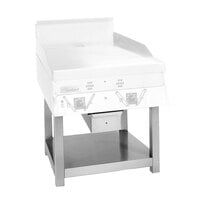 Garland SCG-24SS 24" Stainless Steel Equipment Stand with Undershelf and Legs