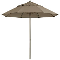Grosfillex 98358131 Windmaster 7 1/2' Linen Fiberglass Umbrella with 1 1/2 inch Aluminum Pole