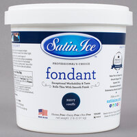 Satin Ice 2 lb. Navy Vanilla Rolled Fondant Icing