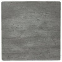 Grosfillex UT210038 24" x 24" Square Granite Outdoor Molded Melamine Table Top