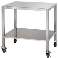 Alto-Shaam 5004672 Stainless Steel Stationary Stand with Bullet Feet for ASC-2E and ASC-2E/E Convection Ovens - 26 1/2"