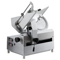Avantco SL612A 12" Medium-Duty Automatic Meat Slicer with Manual Use Option - 1/2 hp
