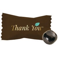 "Thank You" Chocolate Buttermints Candy Individually Wrapped - 1000/Case