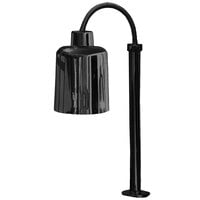 Hanson Heat Lamps SL/FM/ST/700/B Single Bulb Flexible Mounted Streamlined Heat Lamp with Black Finish - 115/230V