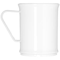 Carlisle PCD79602 9.6 oz. White Polycarbonate Mug - 48/Case