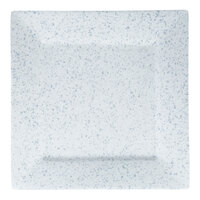 10 Strawberry Street WTR-16SQ-BS Blue Speckled 16" Square Porcelain Platter - 4/Pack