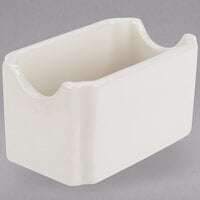 Homer Laughlin by Steelite International HL02700 Unique 4 7/8" Ivory (American White) China Sugar Caddy - 36/Case