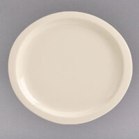 Homer Laughlin by Steelite International HL158800 12 1/8 inch Unique Ivory (American White) China Newell Plate - 12/Case