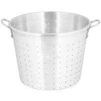 Town 38017 87 Qt. Tapered Aluminum Vegetable Colander with Handles
