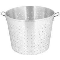 Town 38020 150 Qt. Tapered Aluminum Vegetable Colander with Handles