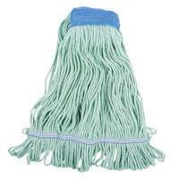 Continental HuskeePro A02803 Green Large Blended Looped End Wet Mop Head with 5" Headband