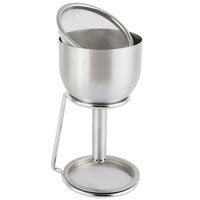 Franmara 9318 Stainless Steel Decanter Funnel Set with 3 1/2 inch Basin, Sediment Screen, and Table Stand