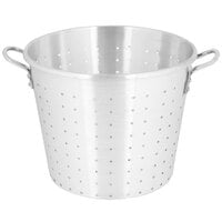 Town 38015 60 Qt. Tapered Aluminum Vegetable Colander with Handles