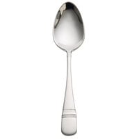 Oneida T119SDEF Astragal 7 inch 18/10 Stainless Steel Extra Heavy Weight Oval Bowl Soup / Dessert Spoon - 12/Case
