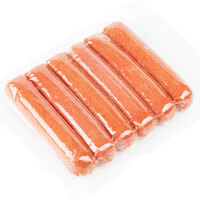 Hippey's 6/1 Retail Beef Franks - 72/Case