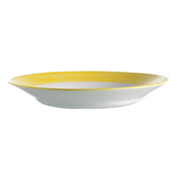 Arcoroc 54757 Opal Brush Yellow 23 oz. Soup Plate by Arc Cardinal - 24/Case