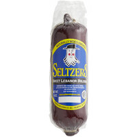 Seltzer's Lebanon Bologna 8 oz. Sweet Bologna Chub - 15/Case