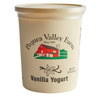 Pequea Valley Farm Amish-Made 100% Grass Fed Vanilla Yogurt 32 oz. - 6/Case