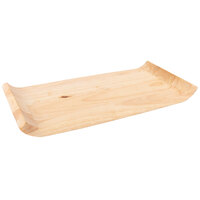Arcoroc L9585 Mekkano 15 1/4 inch x 7 3/8 inch Wooden Serving Tray by Arc Cardinal - 6/Case