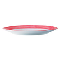 Arcoroc H2684 Opal Brush Cherry 9 1/4 inch Lunch Plate by Arc Cardinal - 24/Case