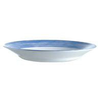 Arcoroc 54759 Opal Brush Blue 23 oz. Soup Plate by Arc Cardinal - 24/Case