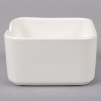 Arcoroc L9556 Mekkano 4.5 oz. White Porcelain Square Bowl by Arc Cardinal - 24/Case