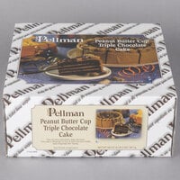 Pellman 9 inch Peanut Butter Cup Triple Chocolate Cake - 4/Case