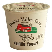 Pequea Valley Farm Amish-Made 100% Grass Fed Vanilla Yogurt 6 oz.