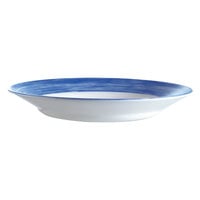 Arcoroc H3610 Opal Brush Blue Jean 23 oz. Soup Plate by Arc Cardinal - 24/Case