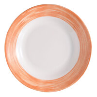 Arcoroc 54753 Opal Brush Orange 23 oz. Soup Plate by Arc Cardinal - 24/Case